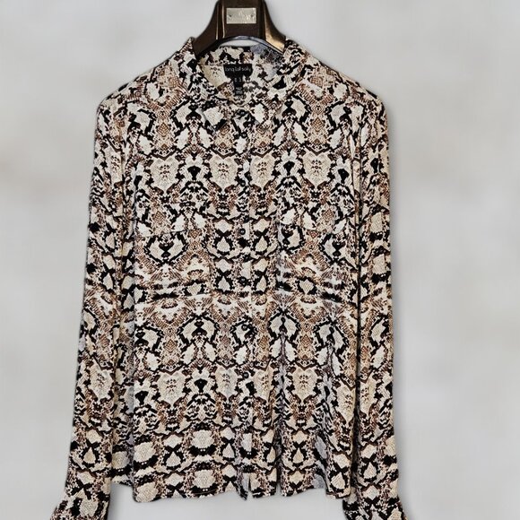 Long Tall Sally Snake Print Blouse - Picture 1 of 6